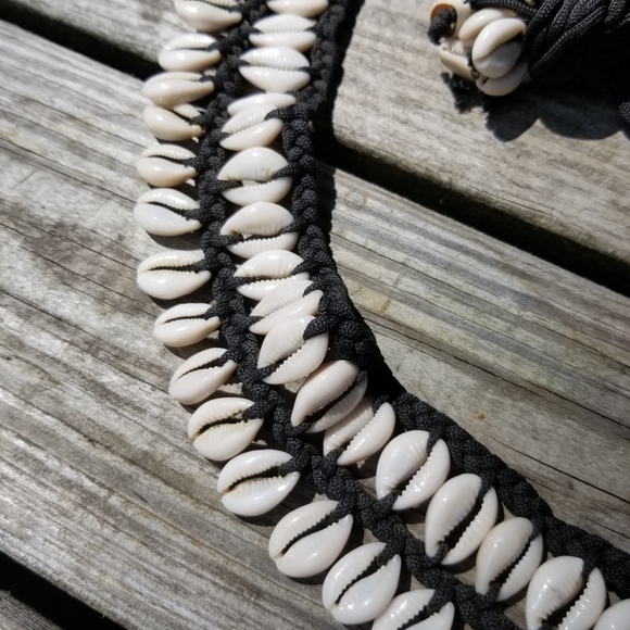 Last one Conch seashell belt handmade fairtrade - Picture 2 of 3